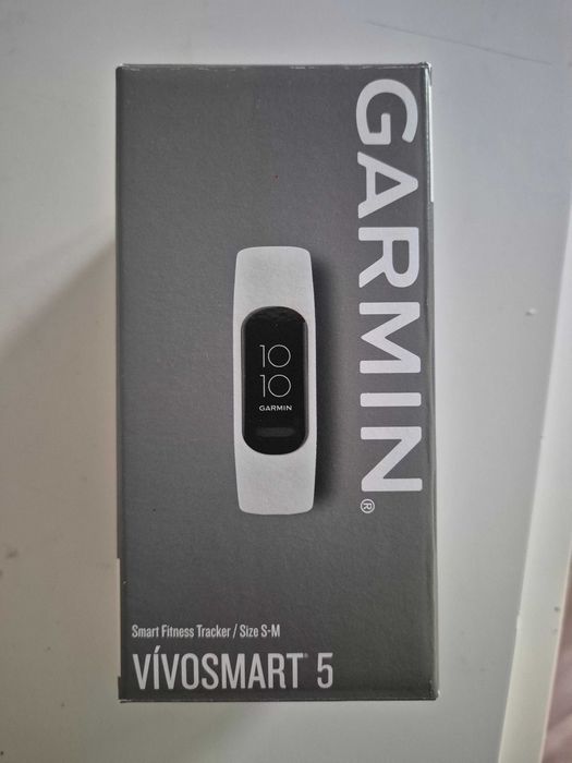 Smartband Garmin Vivosmart 5 S/M – Biały, Nowe!