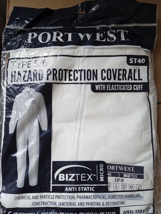 Kombinezony ochronne 3XL 10szt