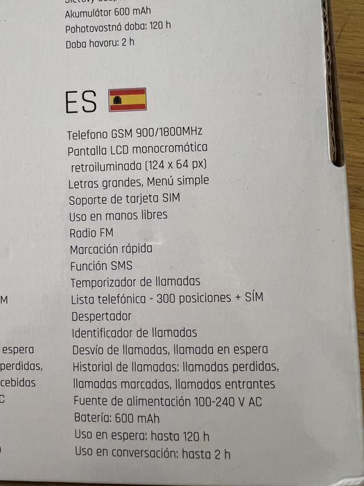 Telefone Fixo MAXCOM MM28D - NOVO