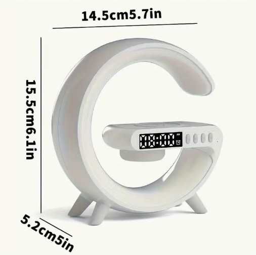 Багатофункціональна бездротова зарядна станція з будильником