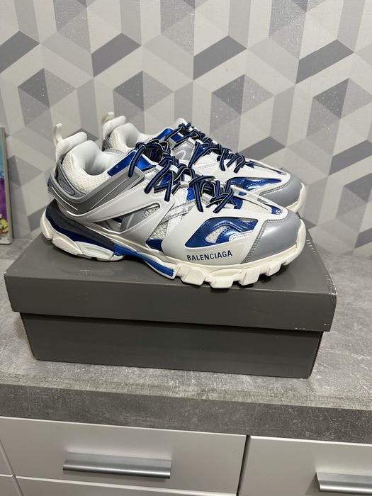 Кроссовки balenciaga track blue 1