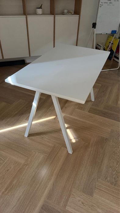 Biurko Trotten 120x70 biale mlodziezowe kallax trofast Ikea Kler nowoczesne