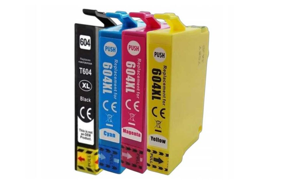 Zestaw 4x Tusz do Epson T604 XL WF-2910D WF-2930DWF 2950DWF XP2200 XP3200