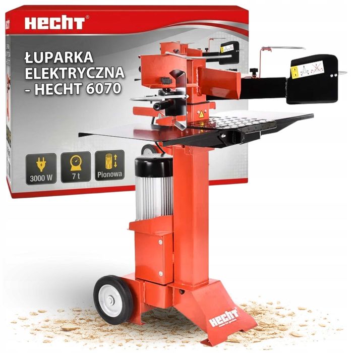 Łuparka do drewna elektryczna hydrauliczna rębak HECHT 6070 3000W 7T 230V