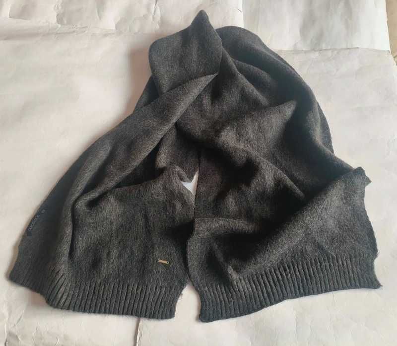 Duży ciepły szal popiel Quiosque