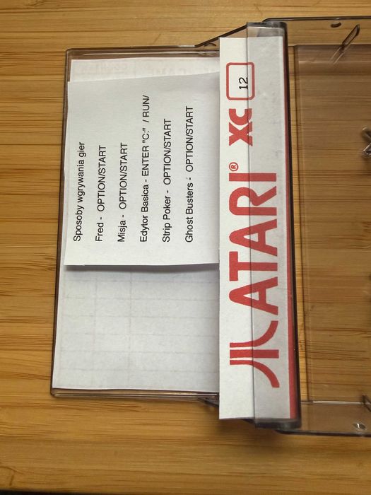 Kaseta z grami na Atari XE/XL