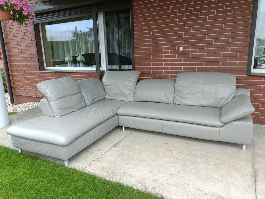 Sprzedam narożnik ze skóry -Skóra -skórzany –skórzana -skórzane