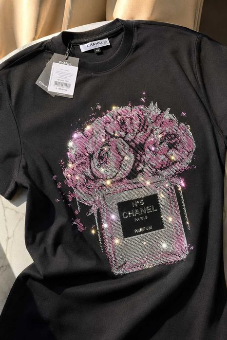 Футболка туника оверсайз  chanel dutti cos