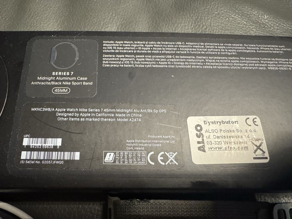 Apple watch 7 45 mm aluminium