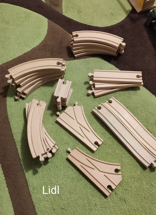 Zestaw torów kolejka pociąg BRIO Lidl i Ikea