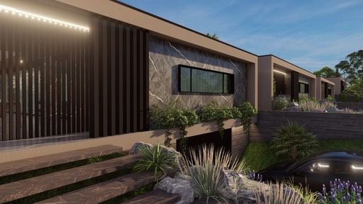 Casa terrea em estrutura com boa esposiçao solar