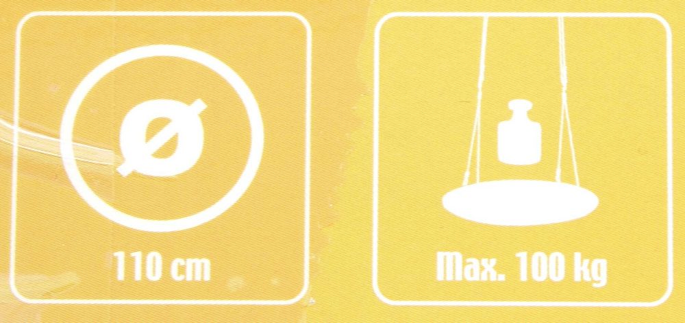 HUŚTAWKA 110cm GNIAZDO BOCIANIE pełne 100kg hornet