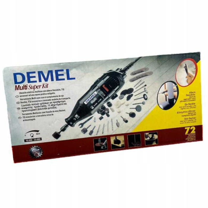 Mini szlifierka wysokoobrotowa typu Dremel 125W + akcesoria