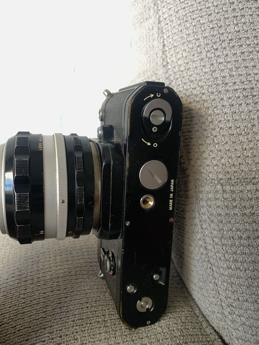 Nikon F2 Photomic + Lente 50mm f/1.4+estojo em pele+adaptador macro