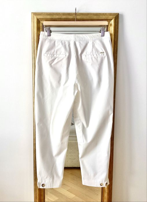 Białe spodnie rozmiar M 38 Massimo Dutti