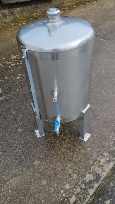 Cuba de inox 55 litros para vinho ou azeite