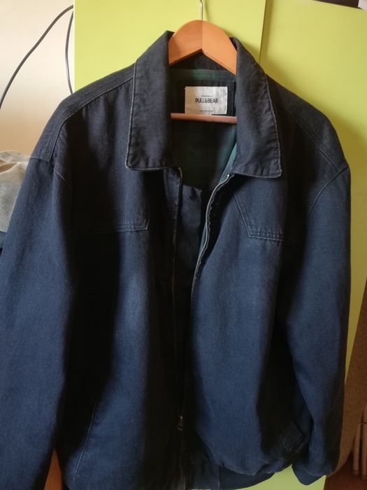 Casaco/Blusão "Pull&Bear" de ganga com forro. ( L)