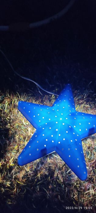 Abajur estrela para quarto de criança.