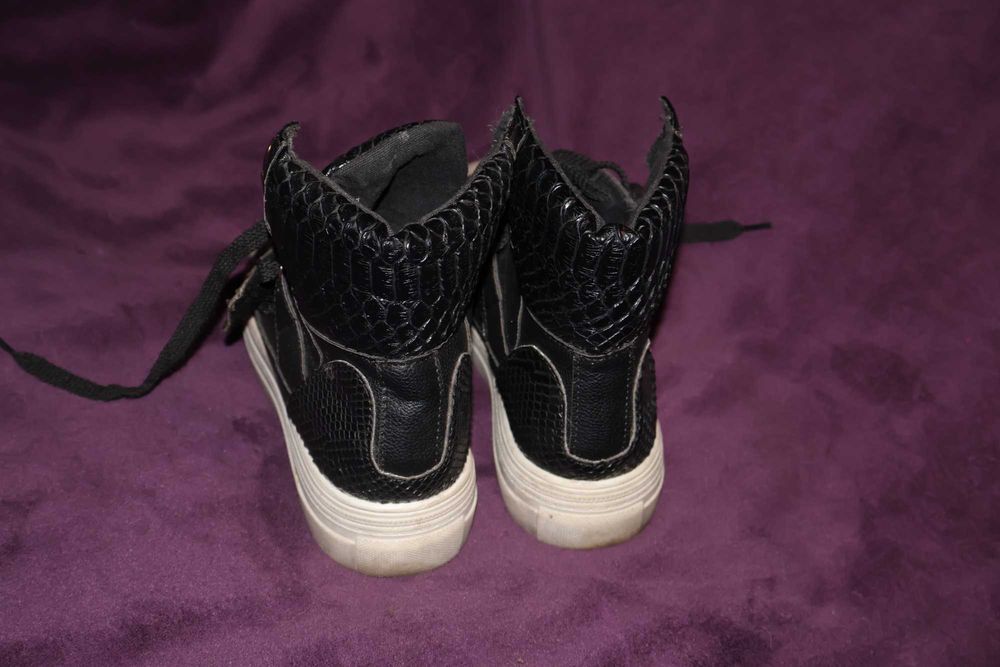 Wysokie Trampki gruba podeszwa Emo Punk Rock Alternative roz,37-38