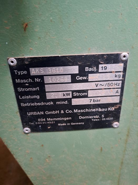 Maquina de soldar perfis de pvc de uma so cabeça