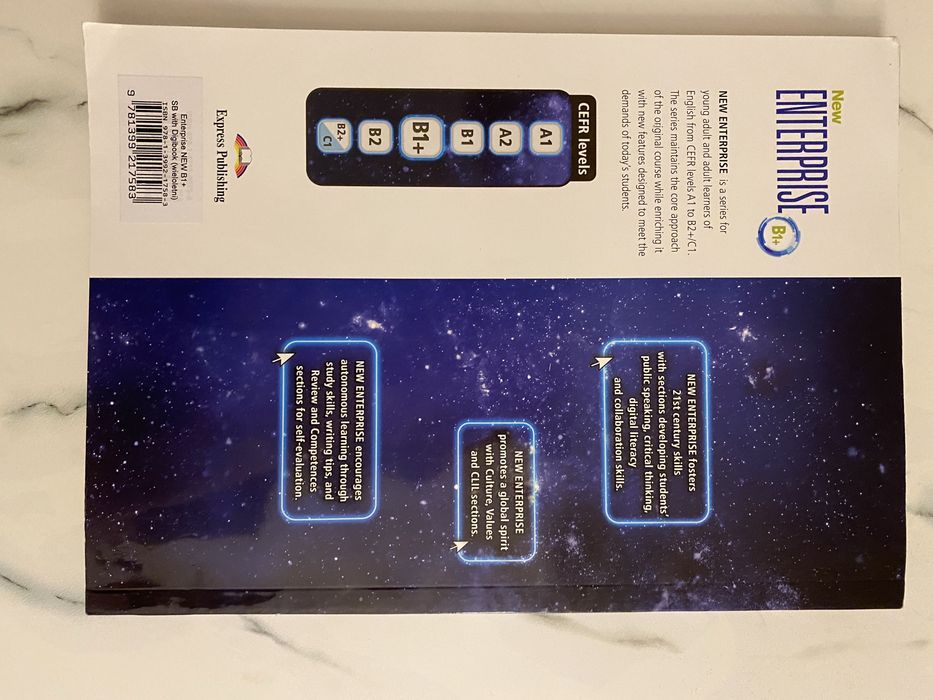 Zestaw New Enterprise B1, Student’s Book workbook grammar book + exam