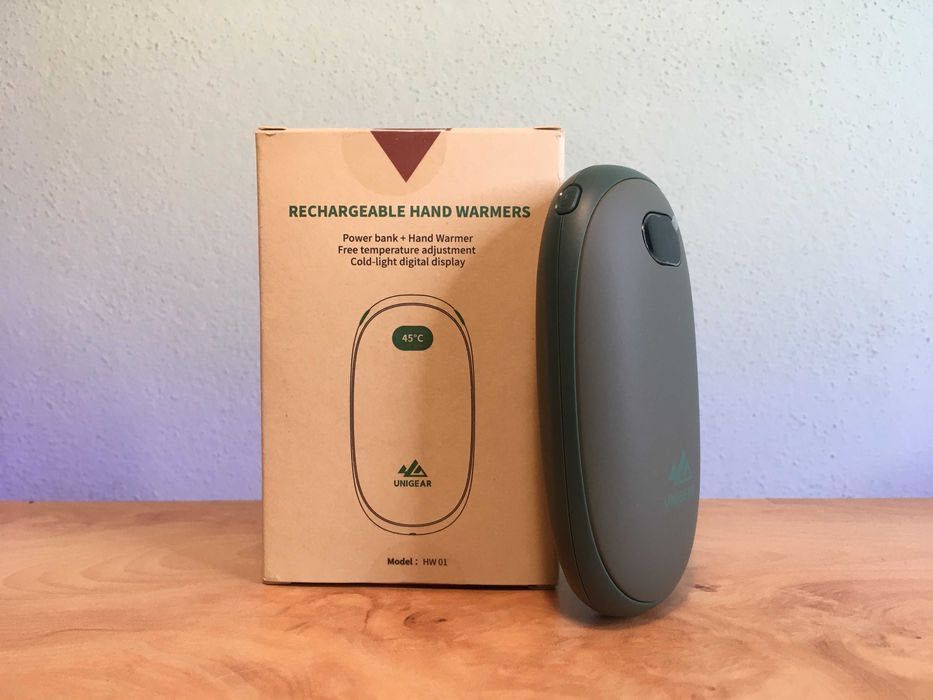 2 unid. Aquecedor de mãos / Power bank **novo**