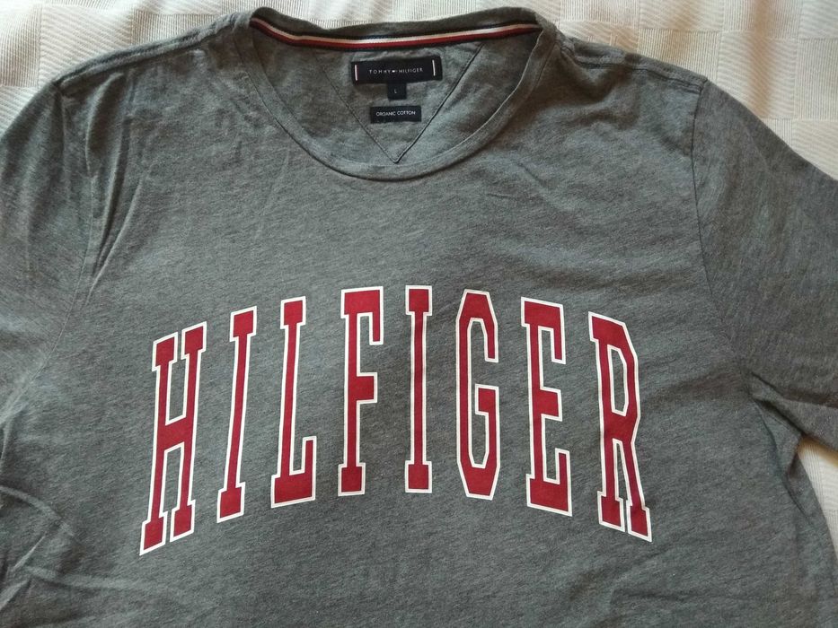 Hilfiger jak nowy Męski t-shirt koszulka L