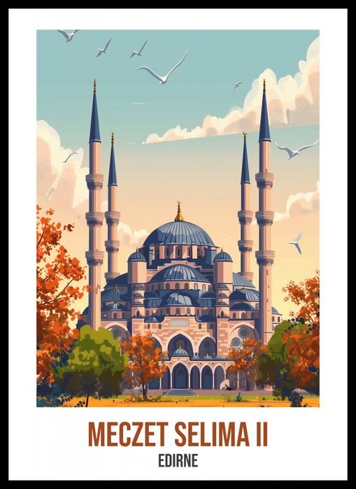 Plakat 39,5x55cm Meczet Selima II