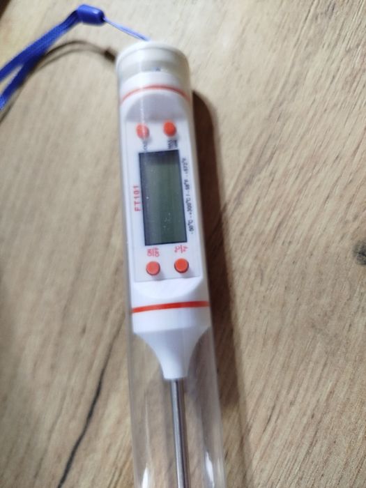 Termometr szpikulcowy z sondą ze stali nierdzewnej do mięsa