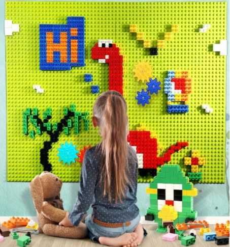 Лего стіна Дупло, Classic на любий розмір, пластина LEGO