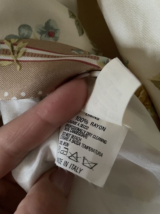 Вінтажний шовковий піджак etro