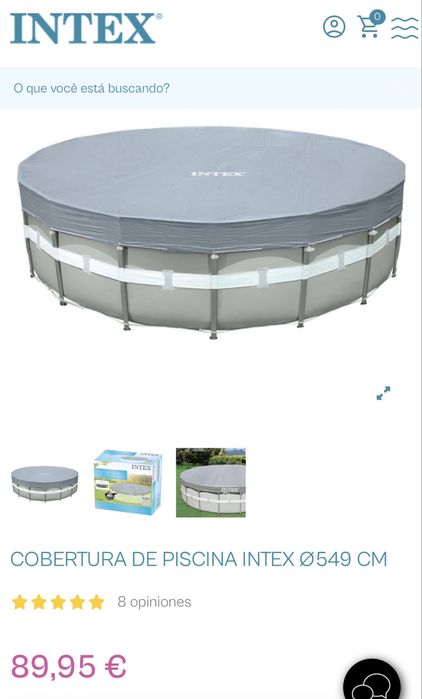 Lona piscina redonda 5metros