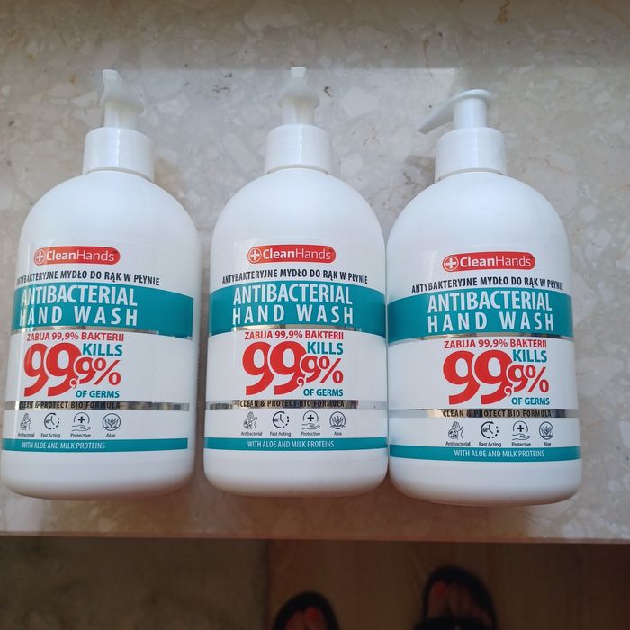 Mydło CLEANMED z maliną i trawą cytrynową/ antybakteryjne 500ml