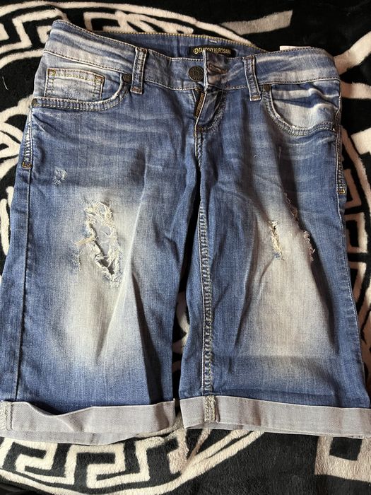 продам бриджи  синии джинсовые