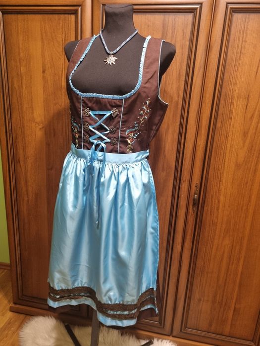 Strój ludowy sukienka Fuchs M Bawaria kostium przebranie