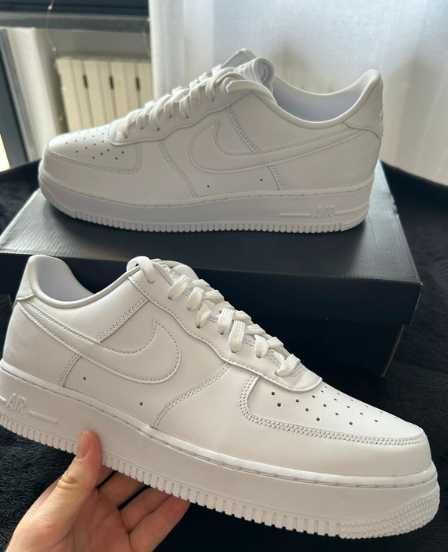 Buty sportowe Nike_Air_Force_1_Low_07_White_Gum Rozmiar R.44