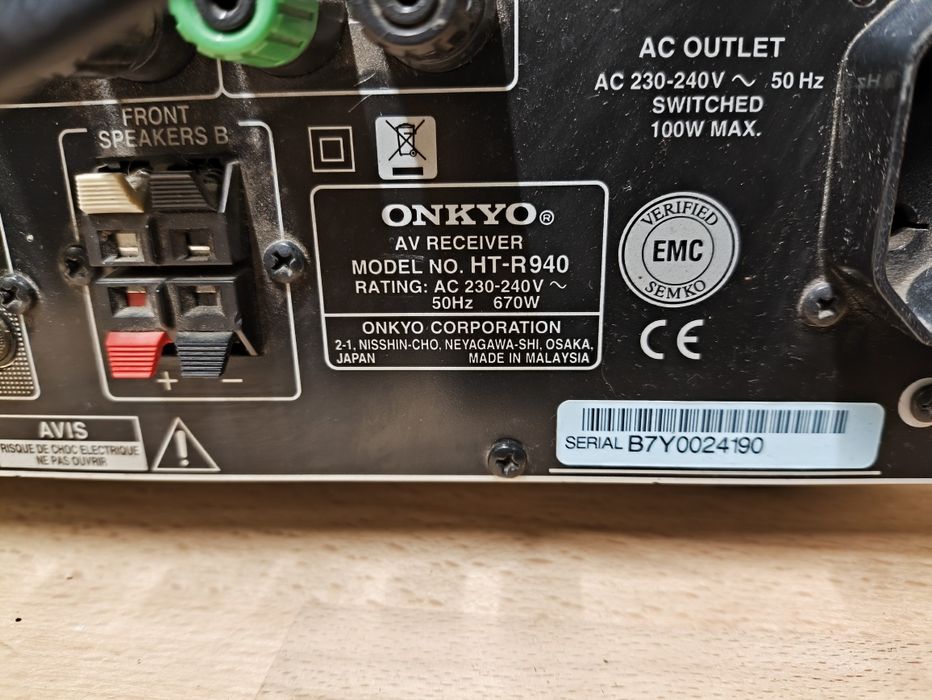 Onkyo HR R940 amplituner 7.1