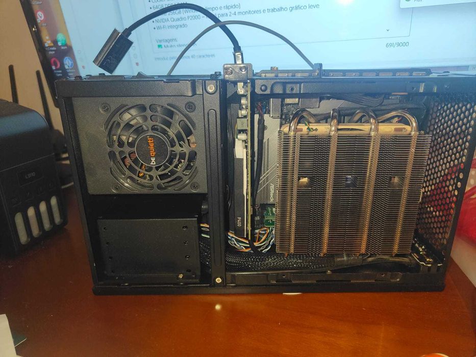 Caixa Mini PC com fonte