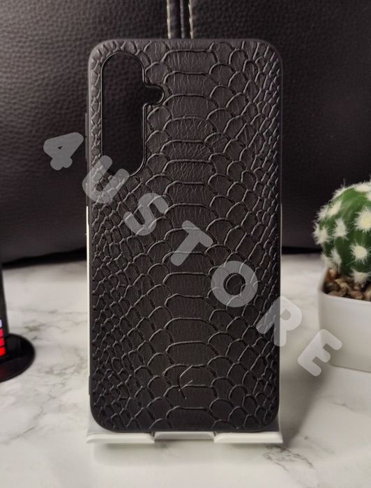 Чехол кожаный на Samsung A25 A35 A55 чохол шкіряний бампер
