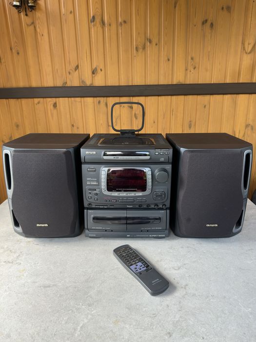 Комплект, музыкальный центр Aiwa NSX 999MK2 и проигрыватель винила Aiwa PX-E860EZ