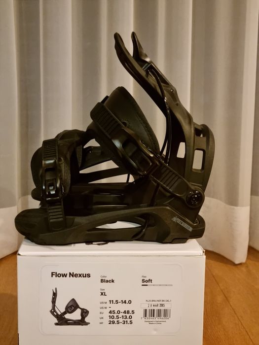 Fixações Rápidas Snowboard Nidecker Flow Nexus XL / NOVAS NA CAIXA