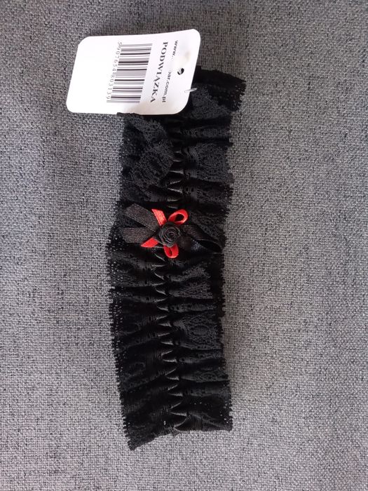 Podwiązka czarna Wolbar - 50%