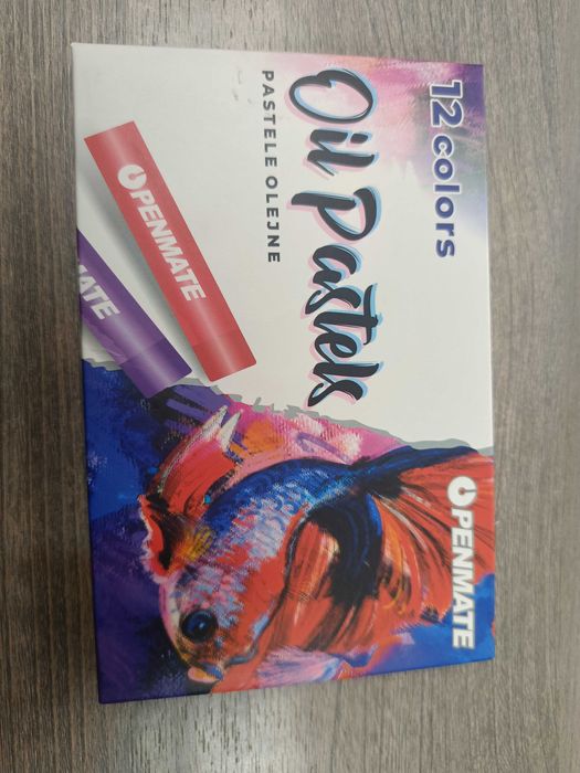 Pastele olejne 12 kolorów nowe