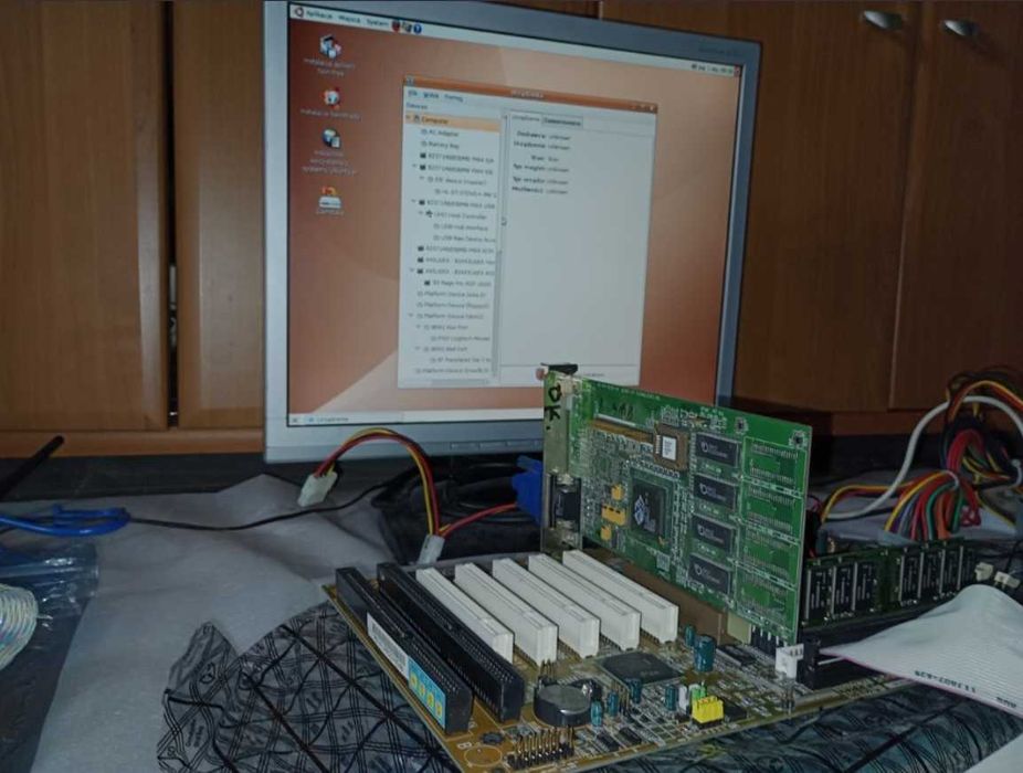 Sprawna płyta główna MSI MS6161 celeron 360MHz