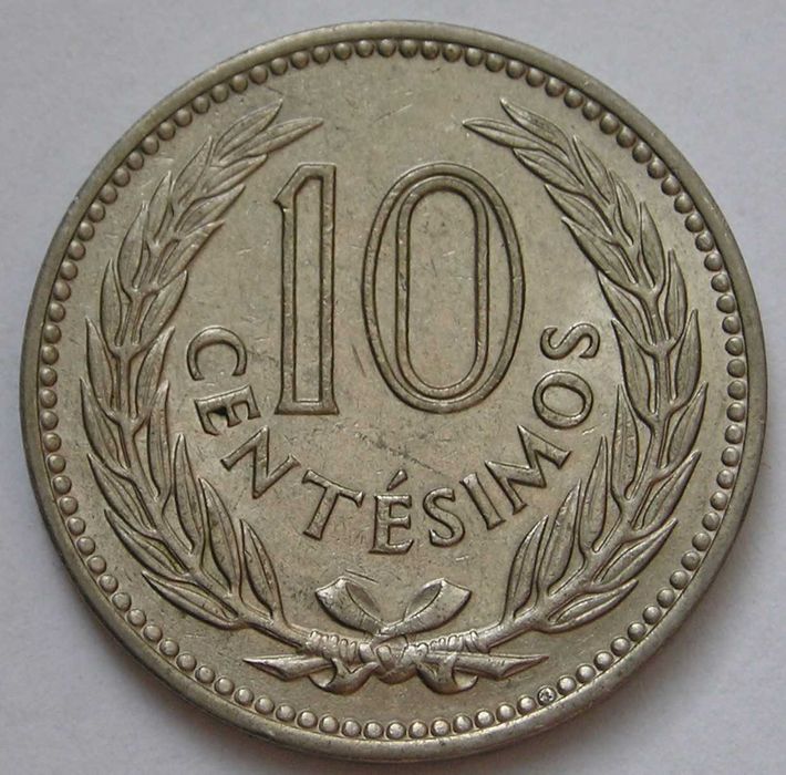 Urugwaj 10 centesimos 1953 - ARTIGAS
