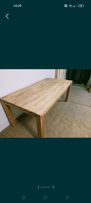 Stół dębowy 180/91cm