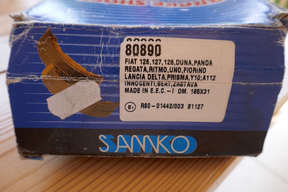 szczęki hamulcowe Fiat 126 Panda Reata Ritmo Uno Lancia Seat Zastawa