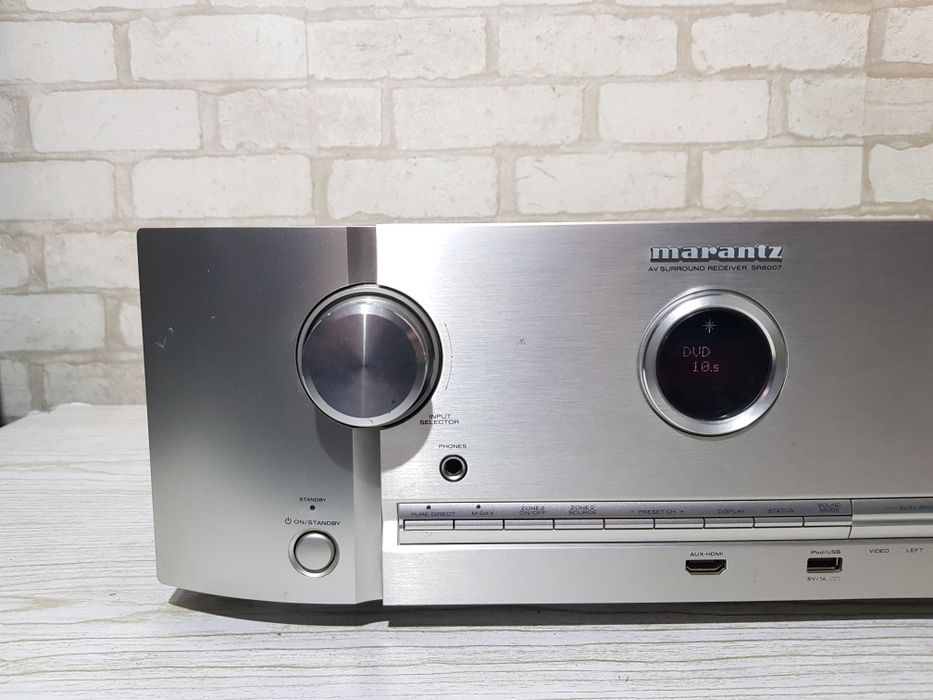 Пульт!7.2AV Ресивер Marantz SR6007,HDMI USB 4K AirPlay 190Вт б/у з Нім