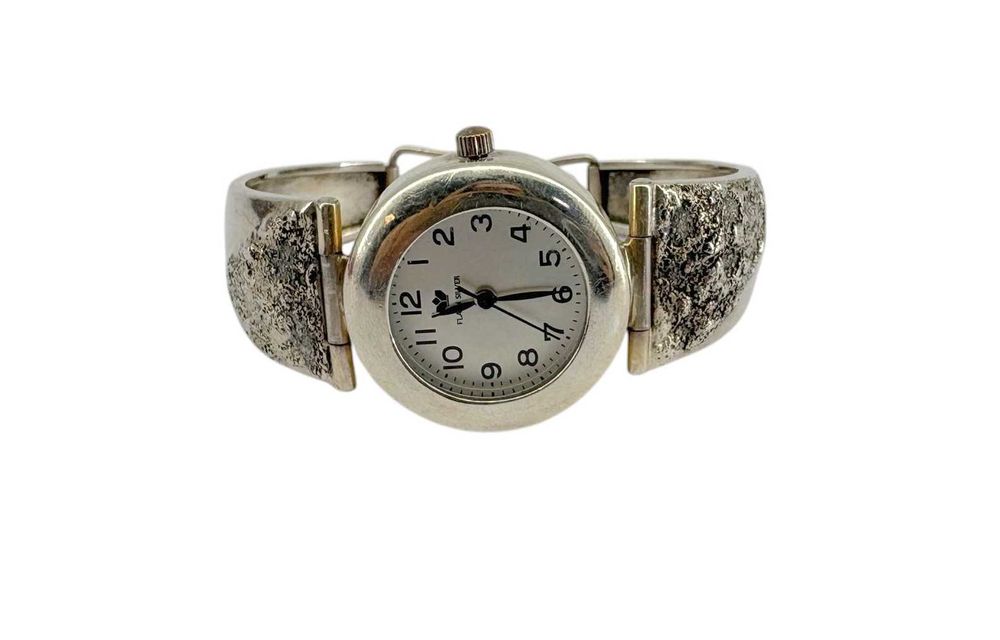 Piękny srebrny damski zegarek Flash Silver 37,07G 925