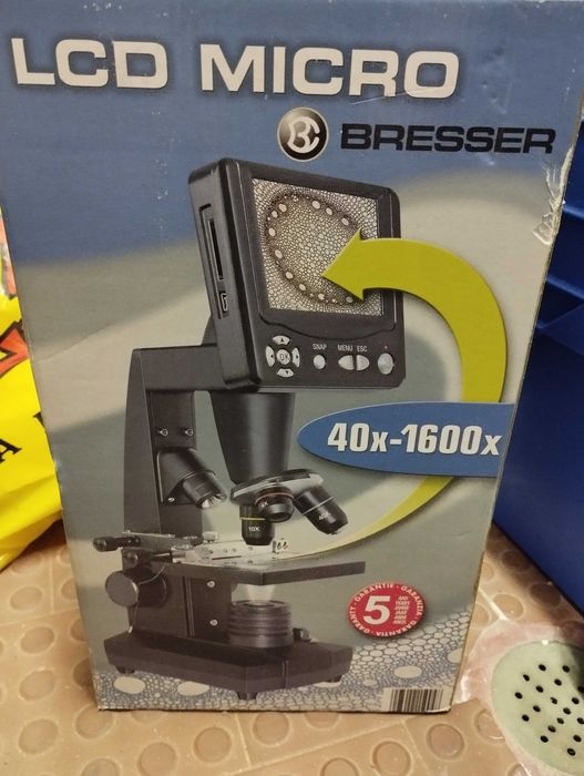 Bresser Microscope 40x 1600 x NEW novo Never used in box